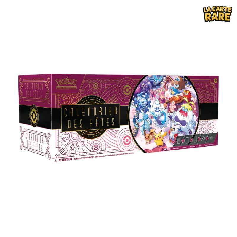 Calendrier 2025 - Pokemon - La Carte Rare