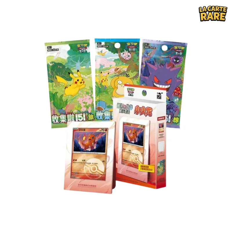 Coffret First Partner Salameche 151 CN - Pokemon - La Carte Rare