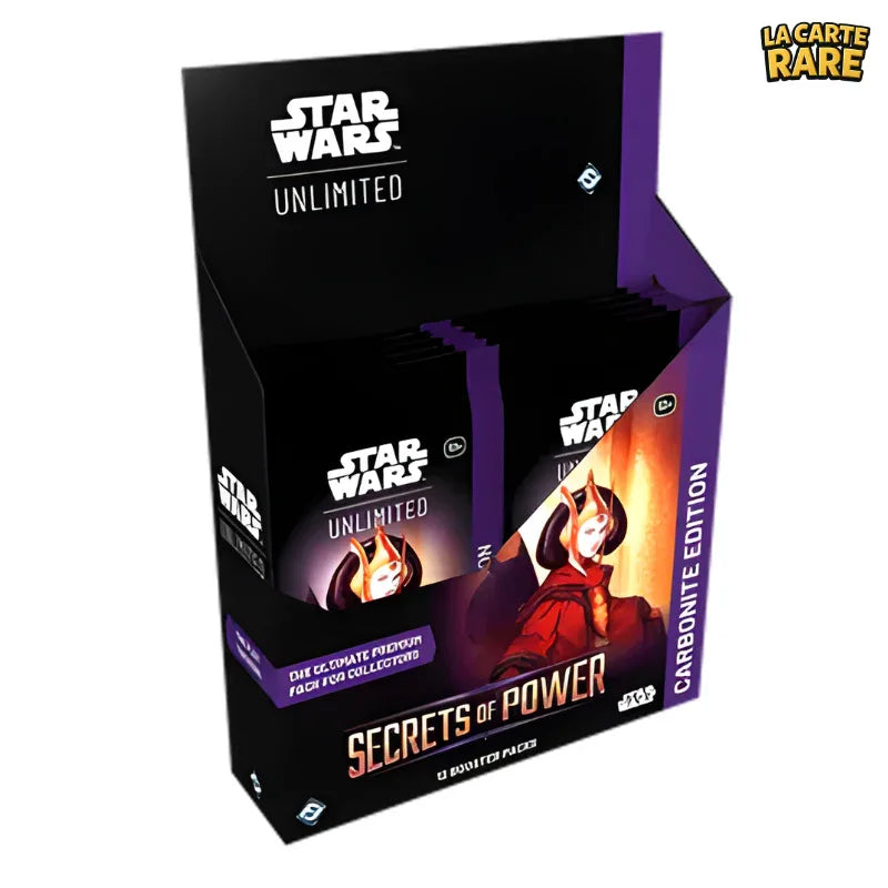 Display Carbonite Edition Secrets of Power EN - Star Wars Unlimited - La Carte Rare