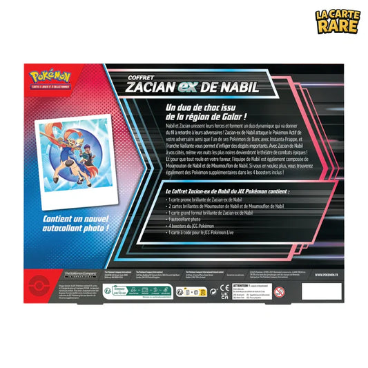 Coffret Zacian ex de Nabil - Pokemon - La Carte Rare