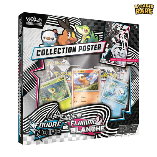 Coffret Poster Flamme Blanche & Foudre Noire EV10.5 - Pokemon - La Carte Rare