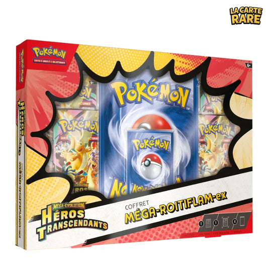 Coffret Méga-Roitiflam Héros Transcendants ME2.5 - Pokemon - La Carte Rare