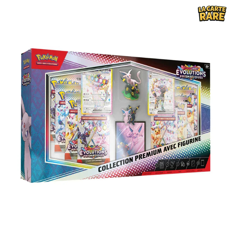 Coffret Figurine Evolutions Prismatiques EV8.5 - Pokemon - La Carte Rare