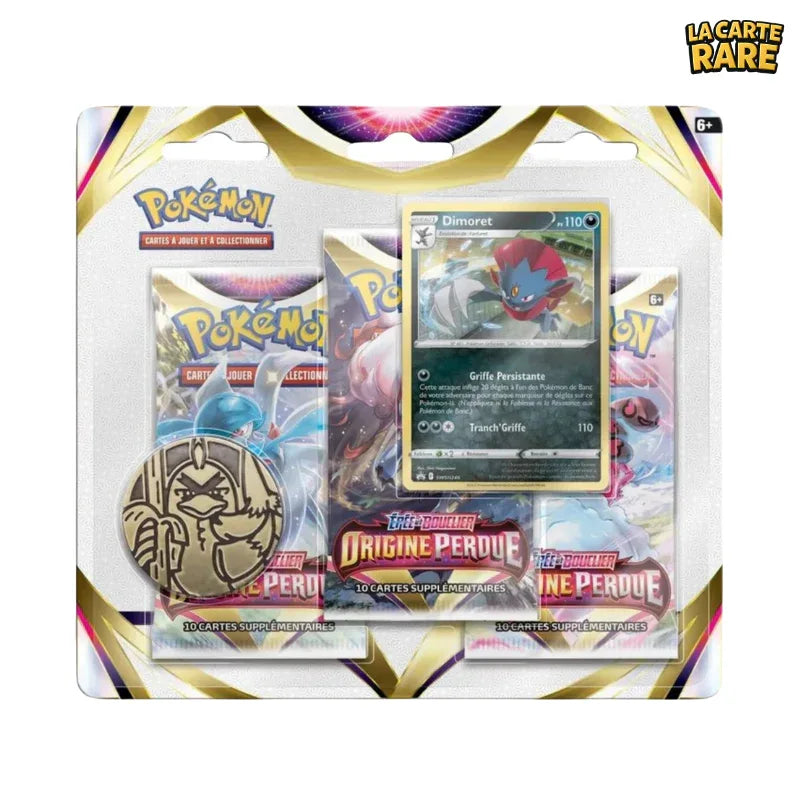 Tripack Origine Perdue EB11 - Pokemon - La Carte Rare