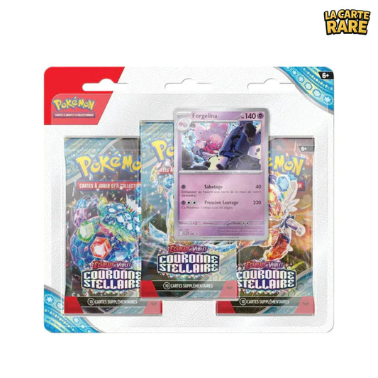 Tripack Couronne Stellaire EV07 - Pokemon - La Carte Rare