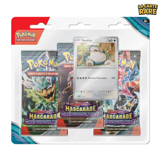 Tripack Mascarade Crépusculaire EV06 - Pokemon - La Carte Rare