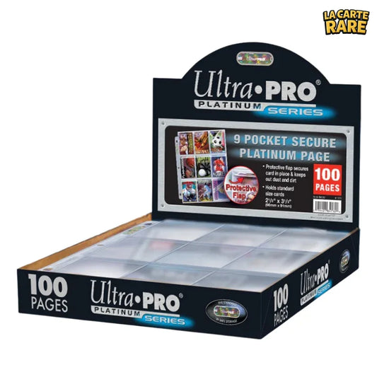 Feuilles Classeur Platinium x100 - Ultra Pro - La Carte Rare
