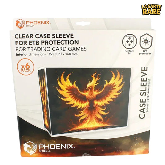 Protection Souple ETB x6 - Phoenix Shield - La Carte Rare