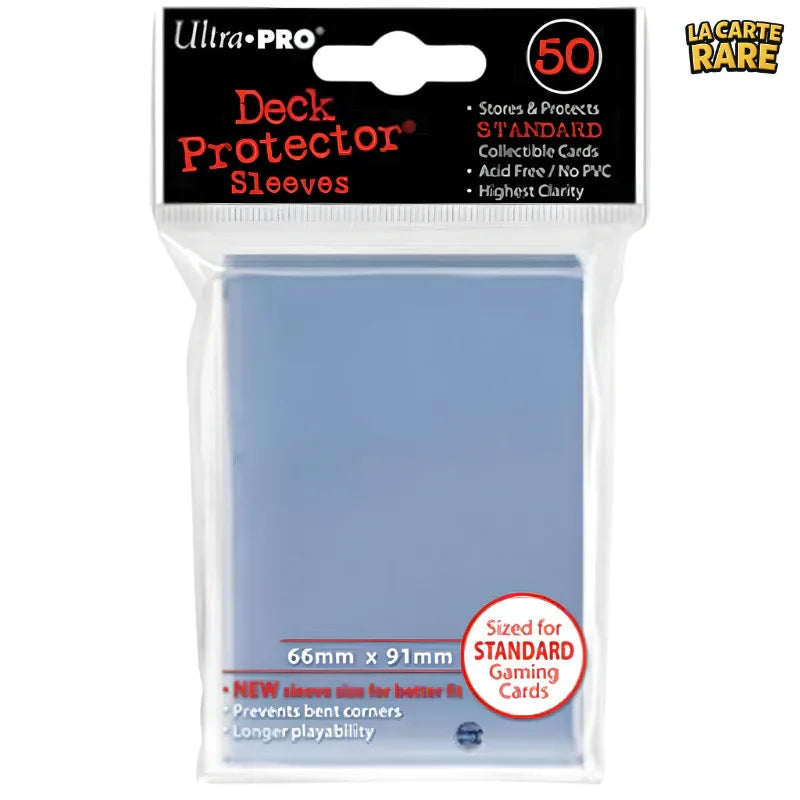 Sleeves Gloss Deck Protector (Transparent) x50 - Ultra Pro - La Carte Rare