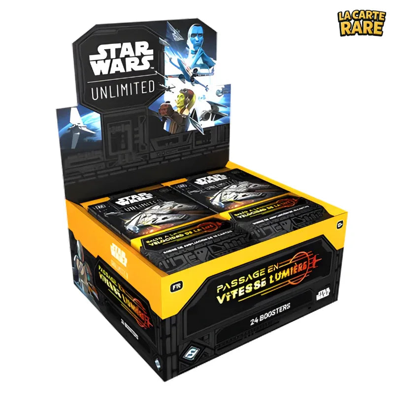 Display Passage Vitesse Lumière FR - Star Wars Unlimited - La Carte Rare