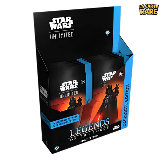 Display Carbonite Edition Legends of the Force EN - Star Wars Unlimited - La Carte Rare
