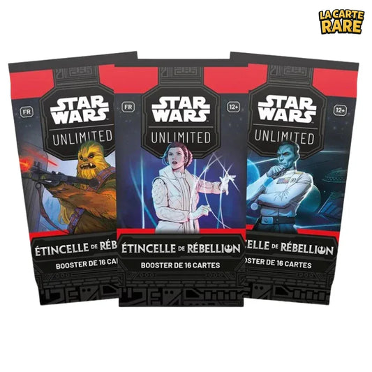 Booster Etincelle de Rébellion FR - Star Wars Unlimited - La Carte Rare