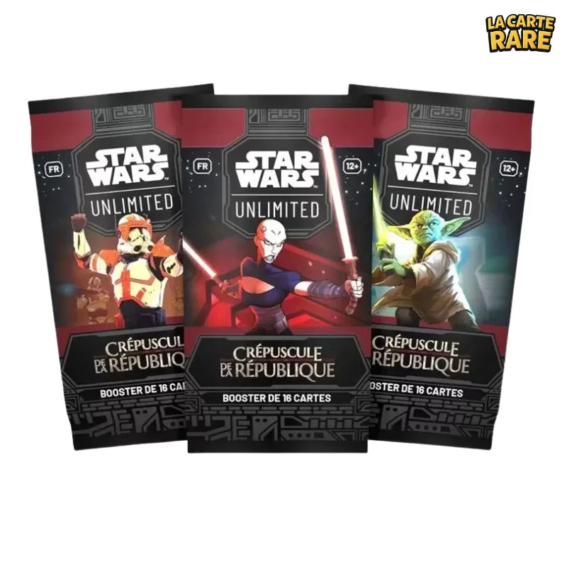Booster Crépuscule de la République FR - Star Wars Unlimited - La Carte Rare