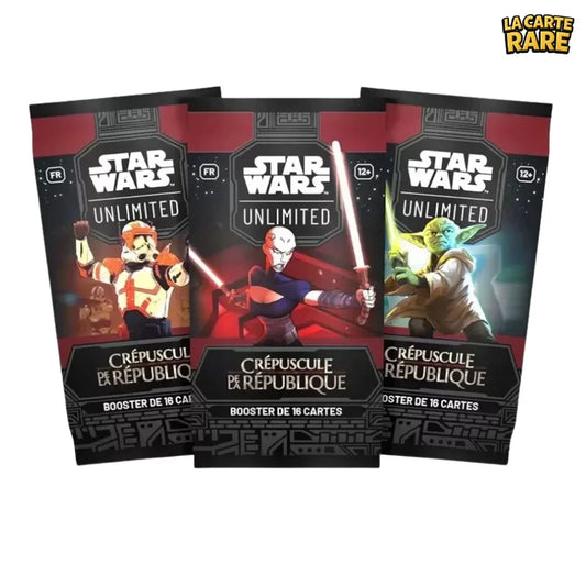 Booster Crépuscule de la République FR - Star Wars Unlimited - La Carte Rare