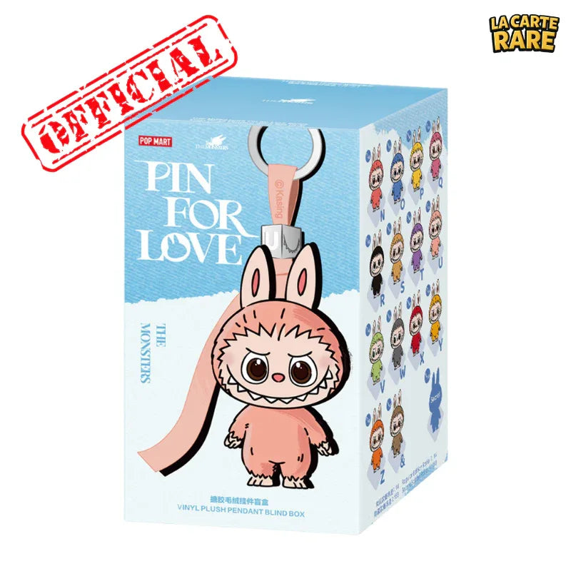 The Monsters Labubu Pin For Love (N-Z) - Pop Mart - La Carte Rare