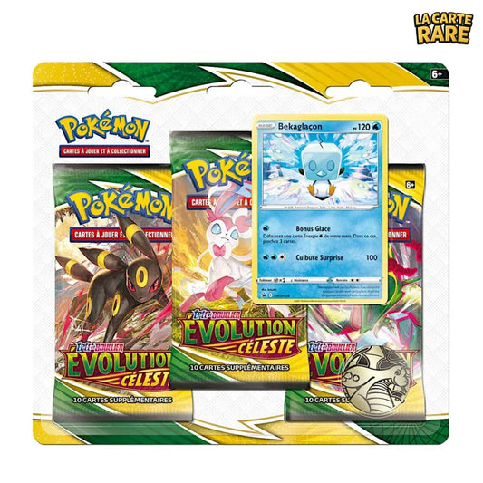 Tripack Evolution Celeste EB7- Pokemon - La Carte Rare