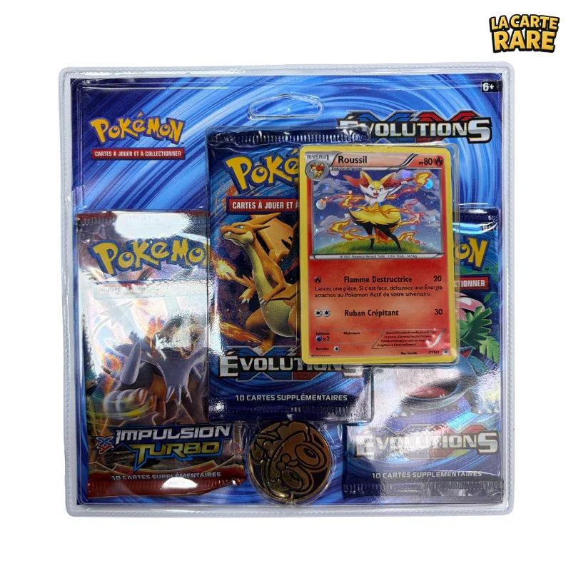 Tripack Evolutions XY12 - Pokemon - La Carte Rare
